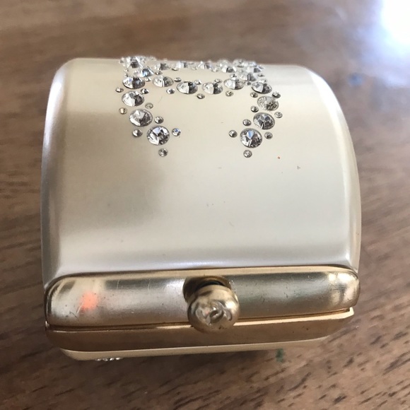 Authentic Chanel Resin Cuff Bracelet with Crystals - Picture 3 of 7